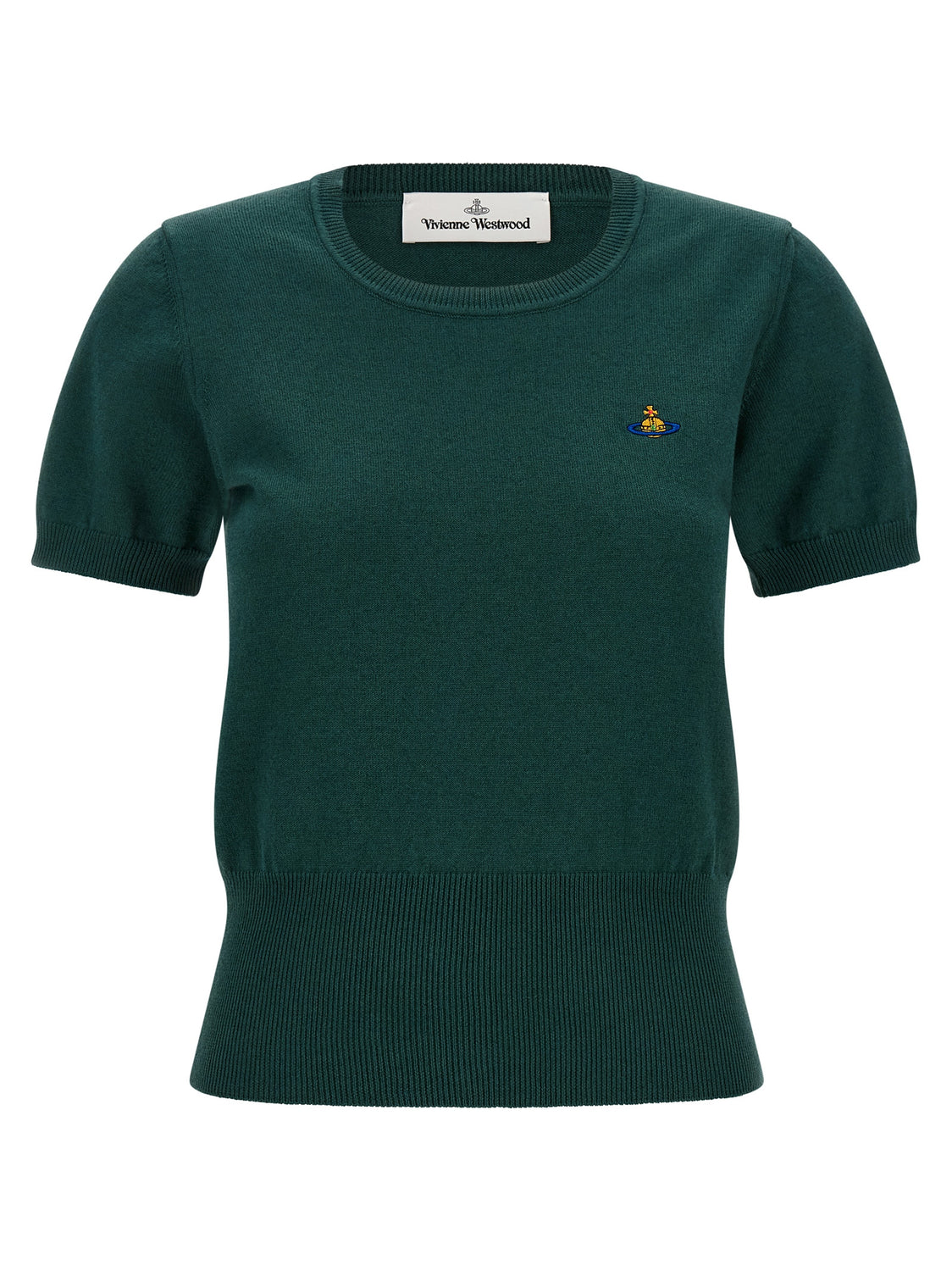 Bicolor Cotton Shortsleeve Shirt