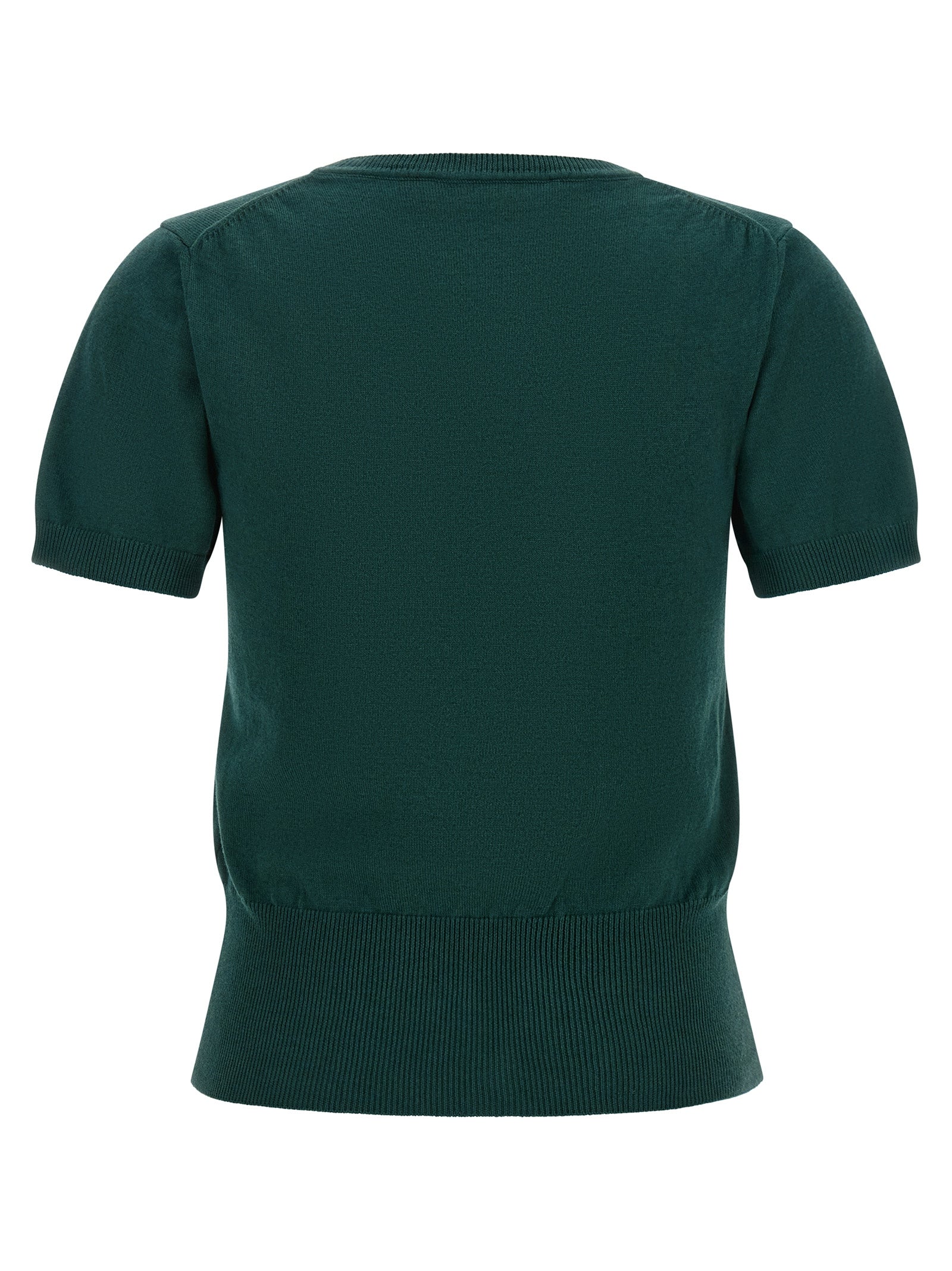 Bicolor Cotton Shortsleeve Shirt