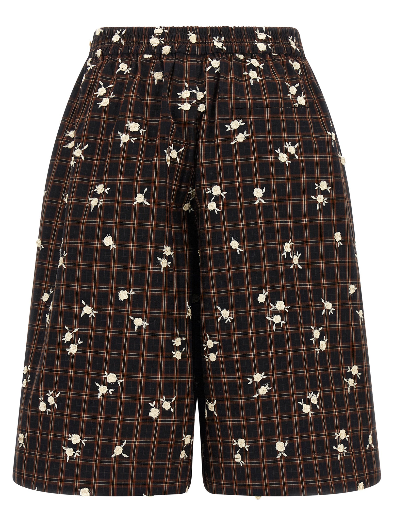 Brown Organic Cotton Bermuda Shorts