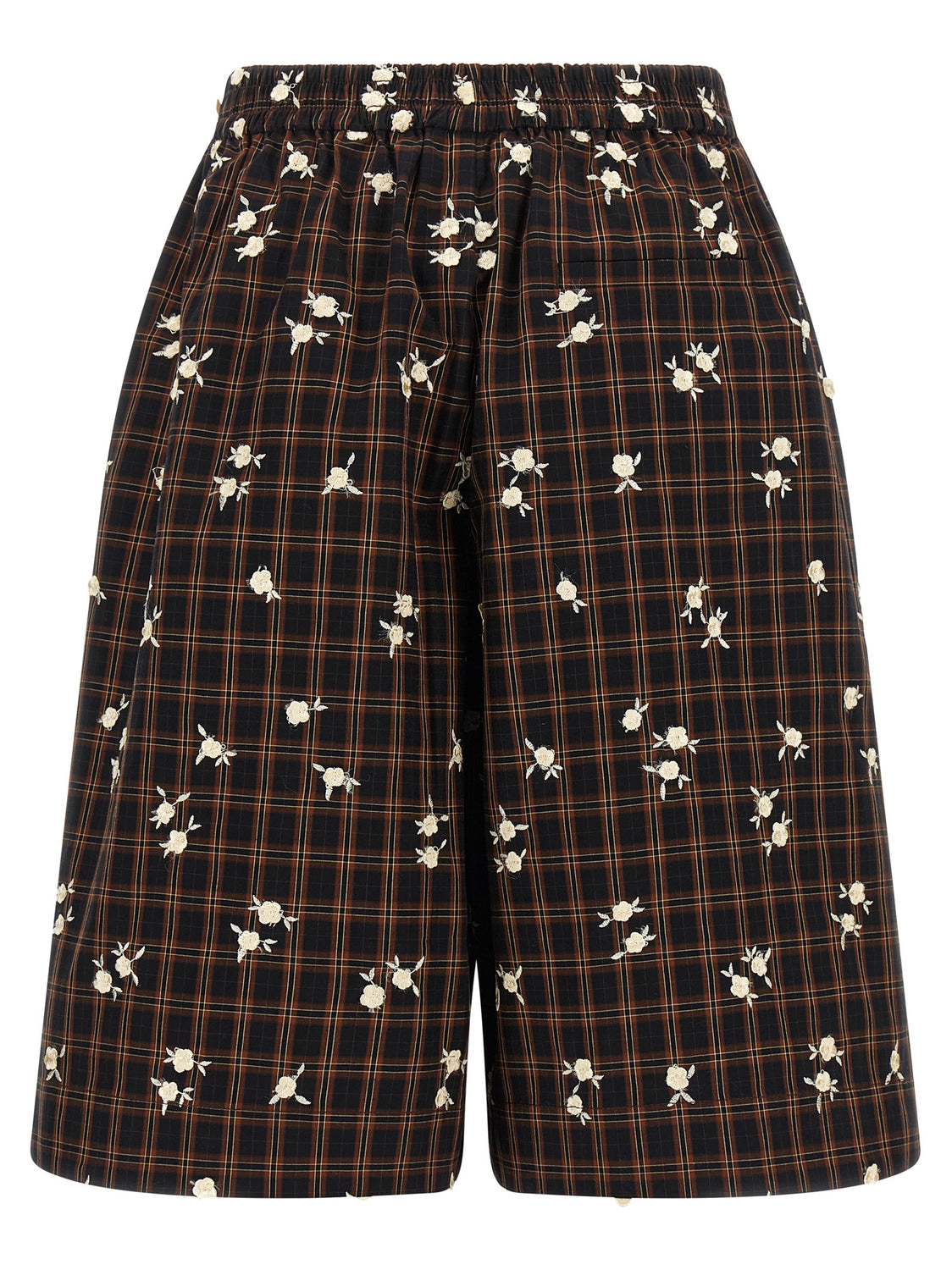 Brown Organic Cotton Bermuda Shorts