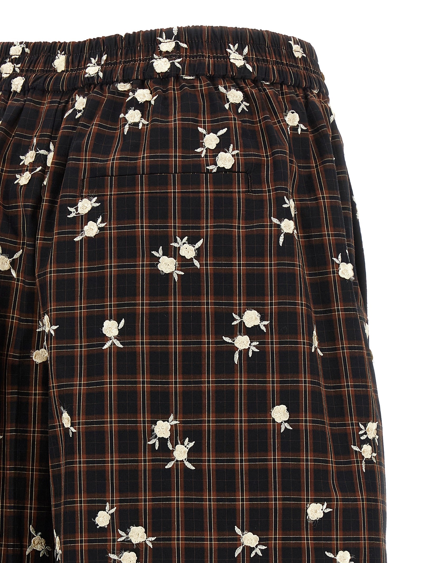 Brown Organic Cotton Bermuda Shorts