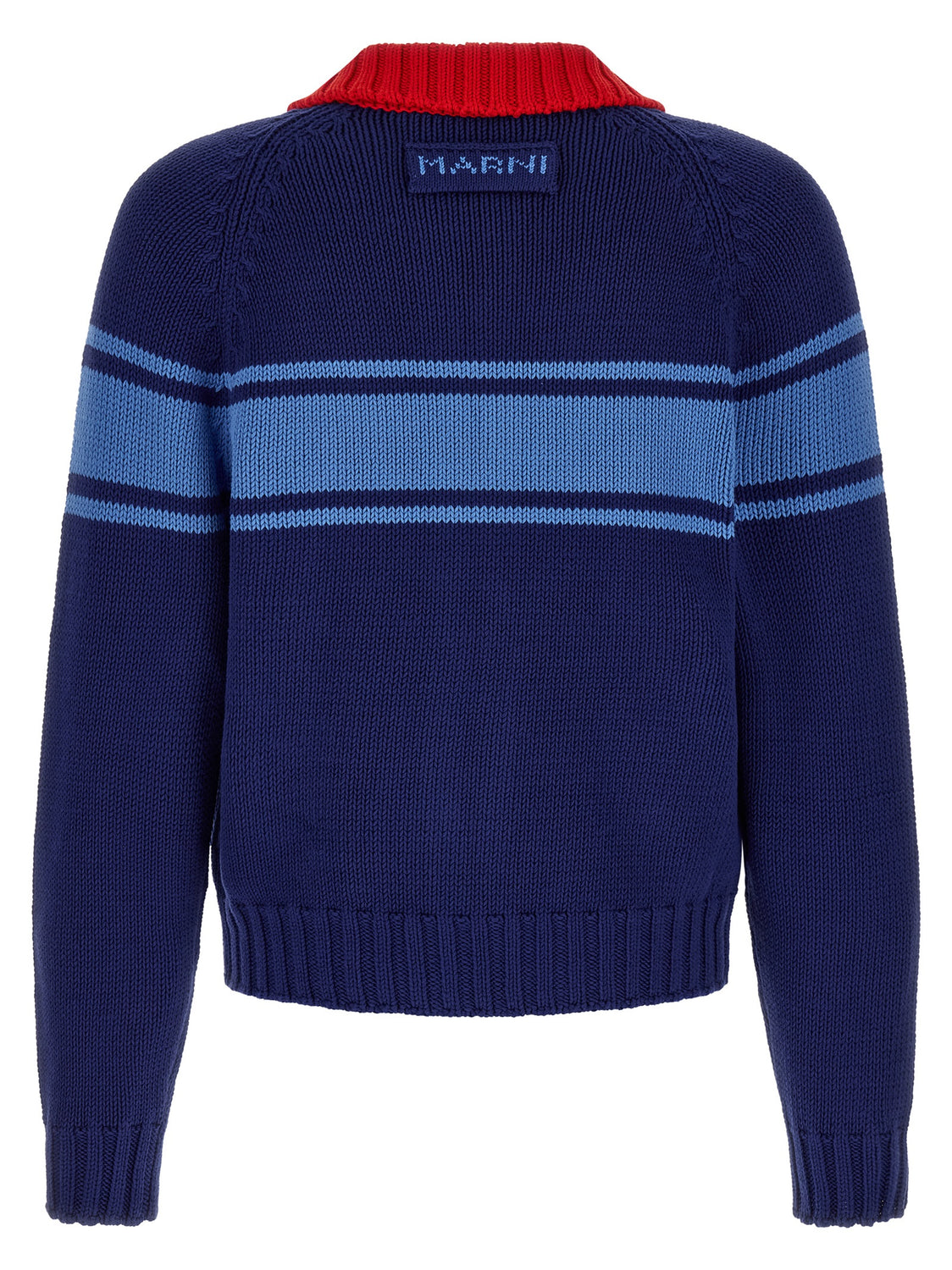 Blue Cotton Cardigan