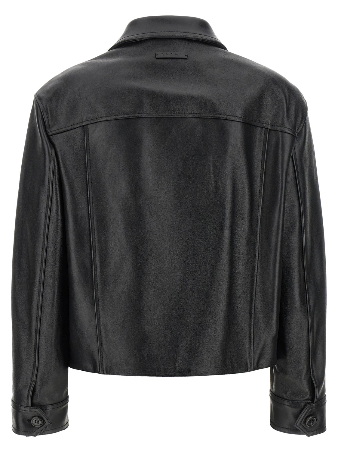 Black Calfskin Leather Jacket