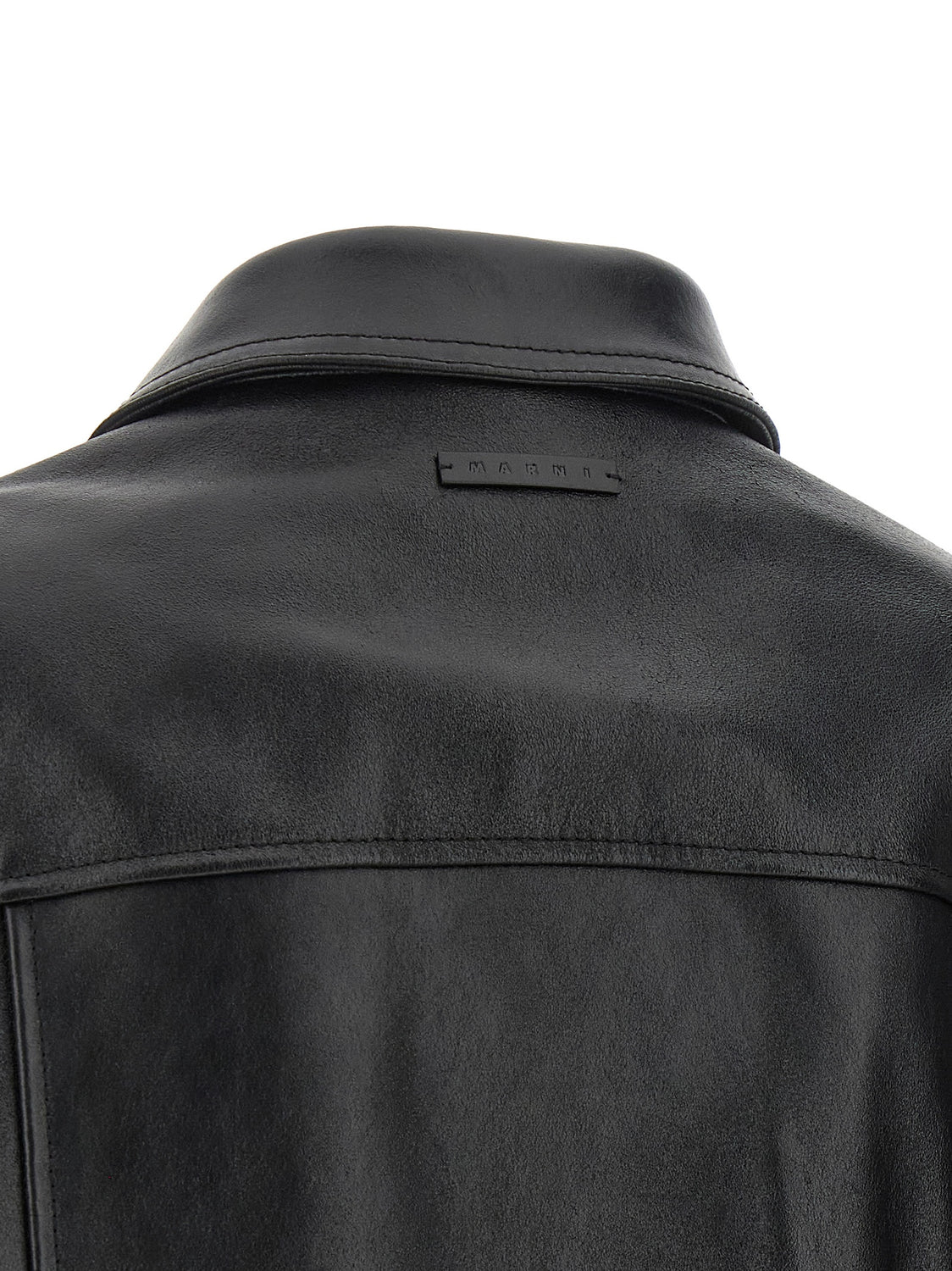 Black Calfskin Leather Jacket
