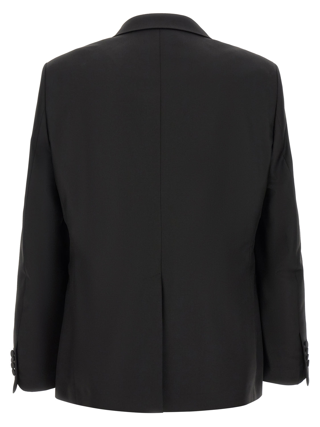 Black Virgin Wool Two-Piece Suit