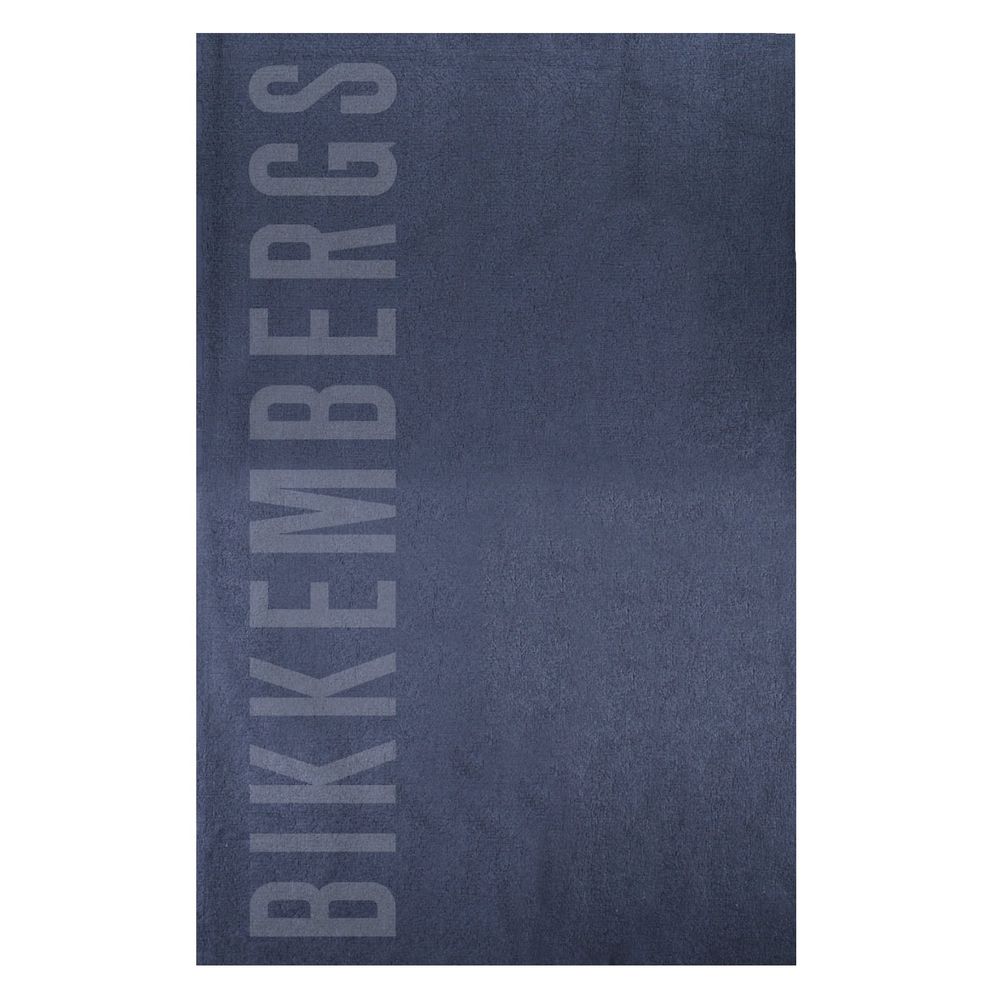 Blue Cotton Men's Towel