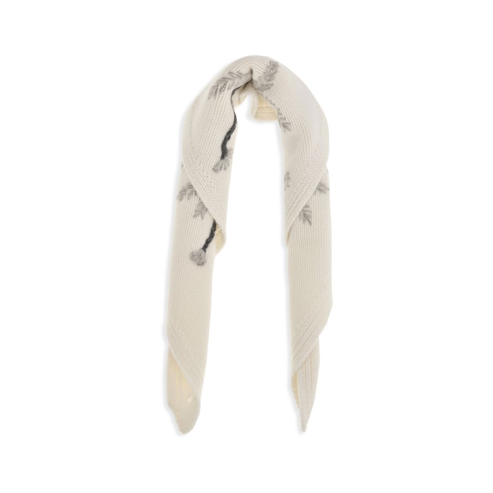 Beige Wool Oves Aries Scarf