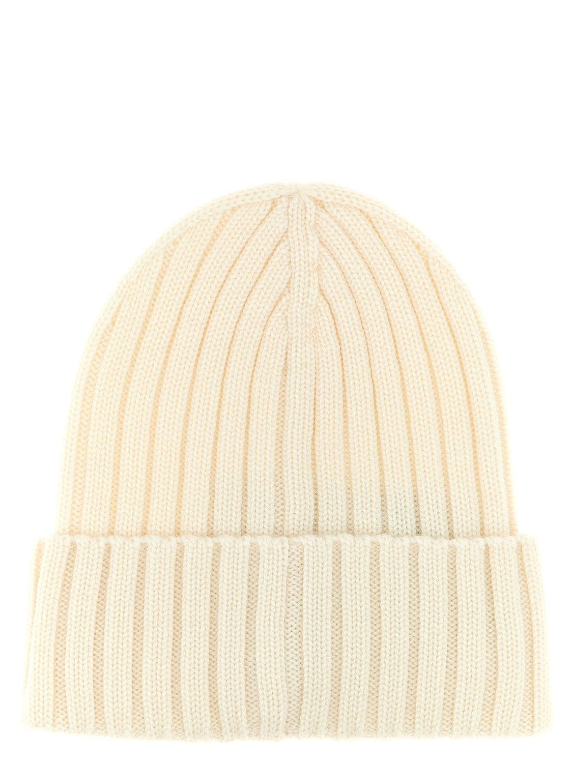 White Virgin Wool Beanie