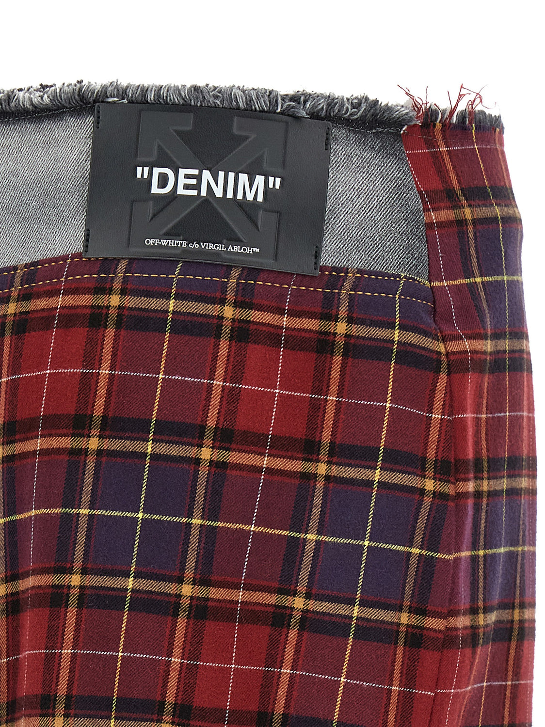 Multicolor Cotton Midi Skirt
