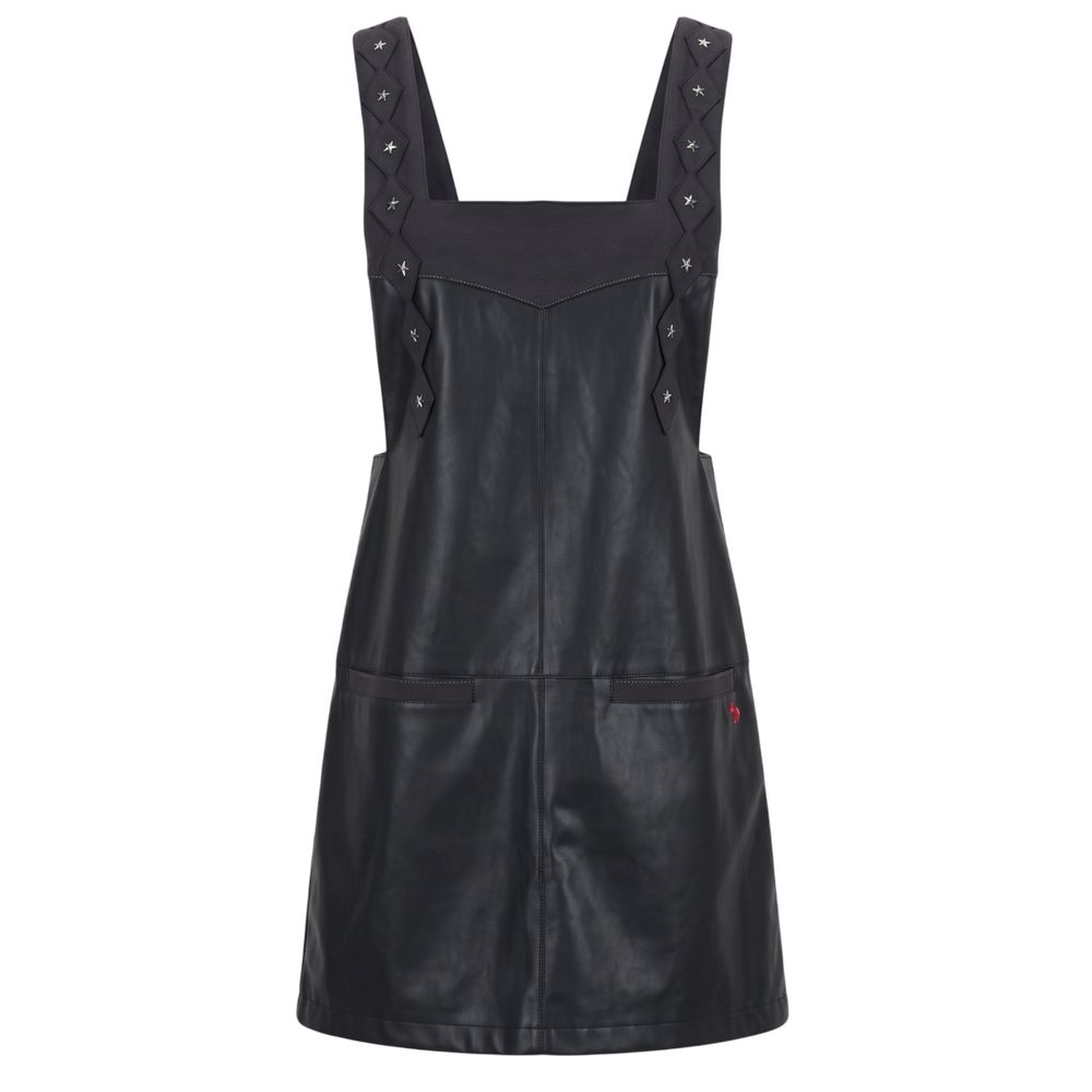 Blue Polyester Women Dress