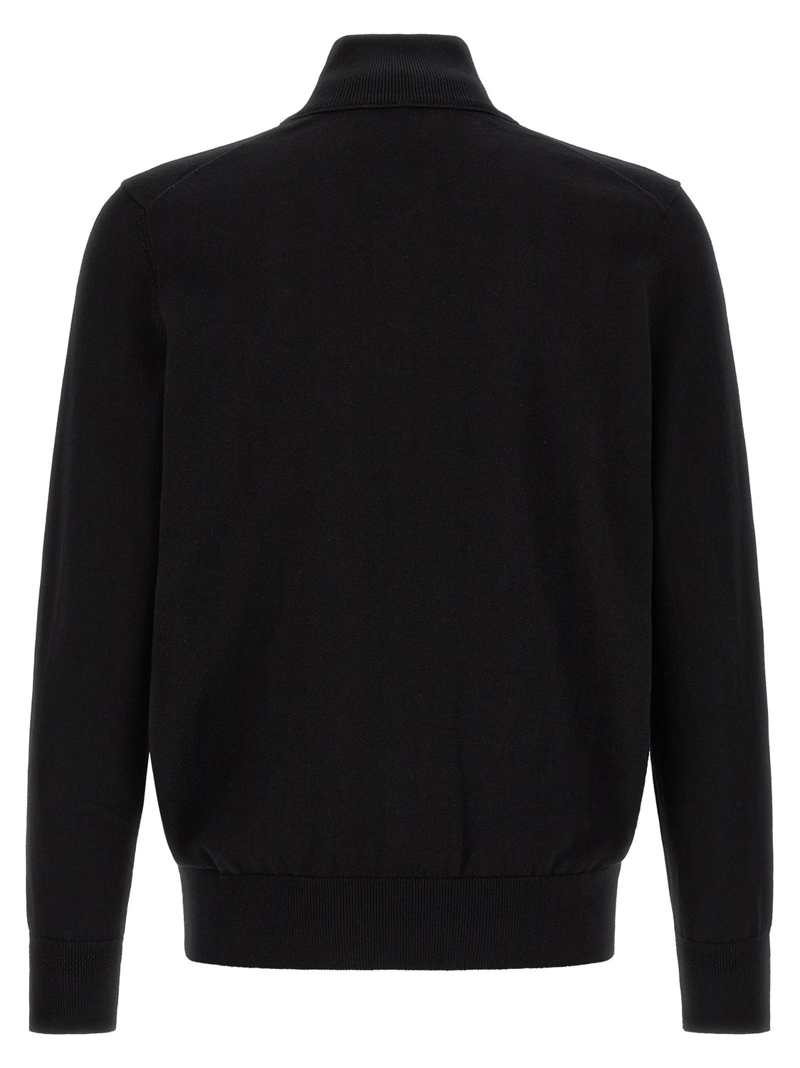 Black Cotton Cardigan