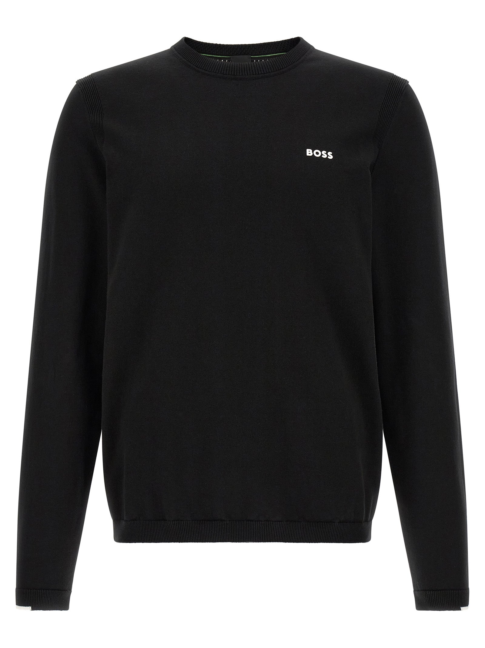 Black Cotton Cardigan