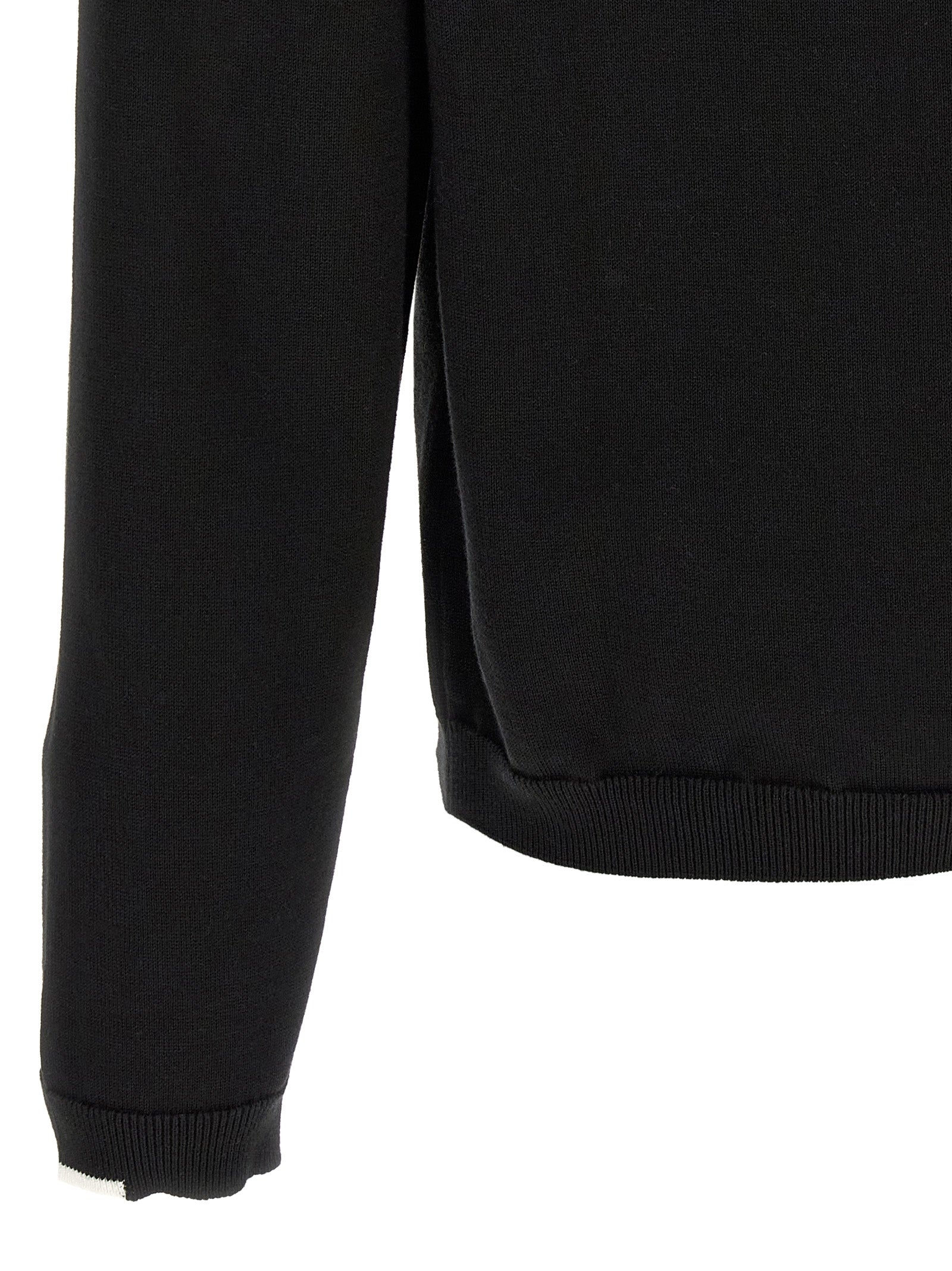 Black Cotton Cardigan