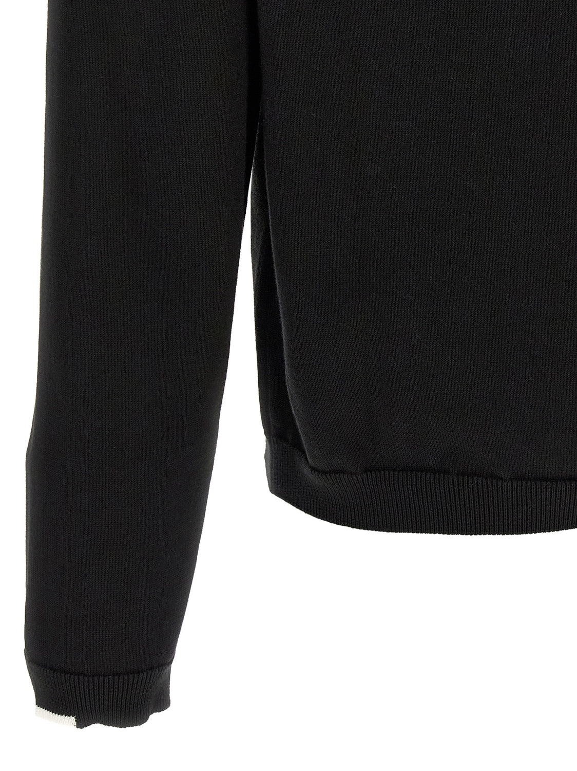 Black Cotton Cardigan