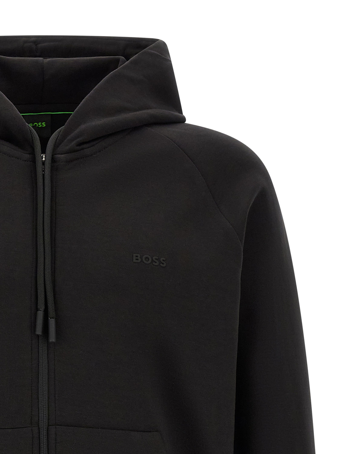 Black Cotton Sweatshirt