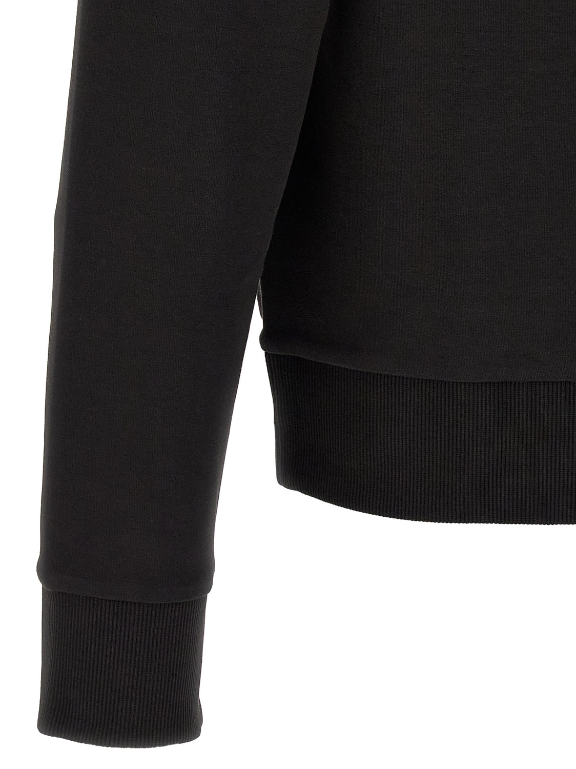 Black Cotton Sweatshirt