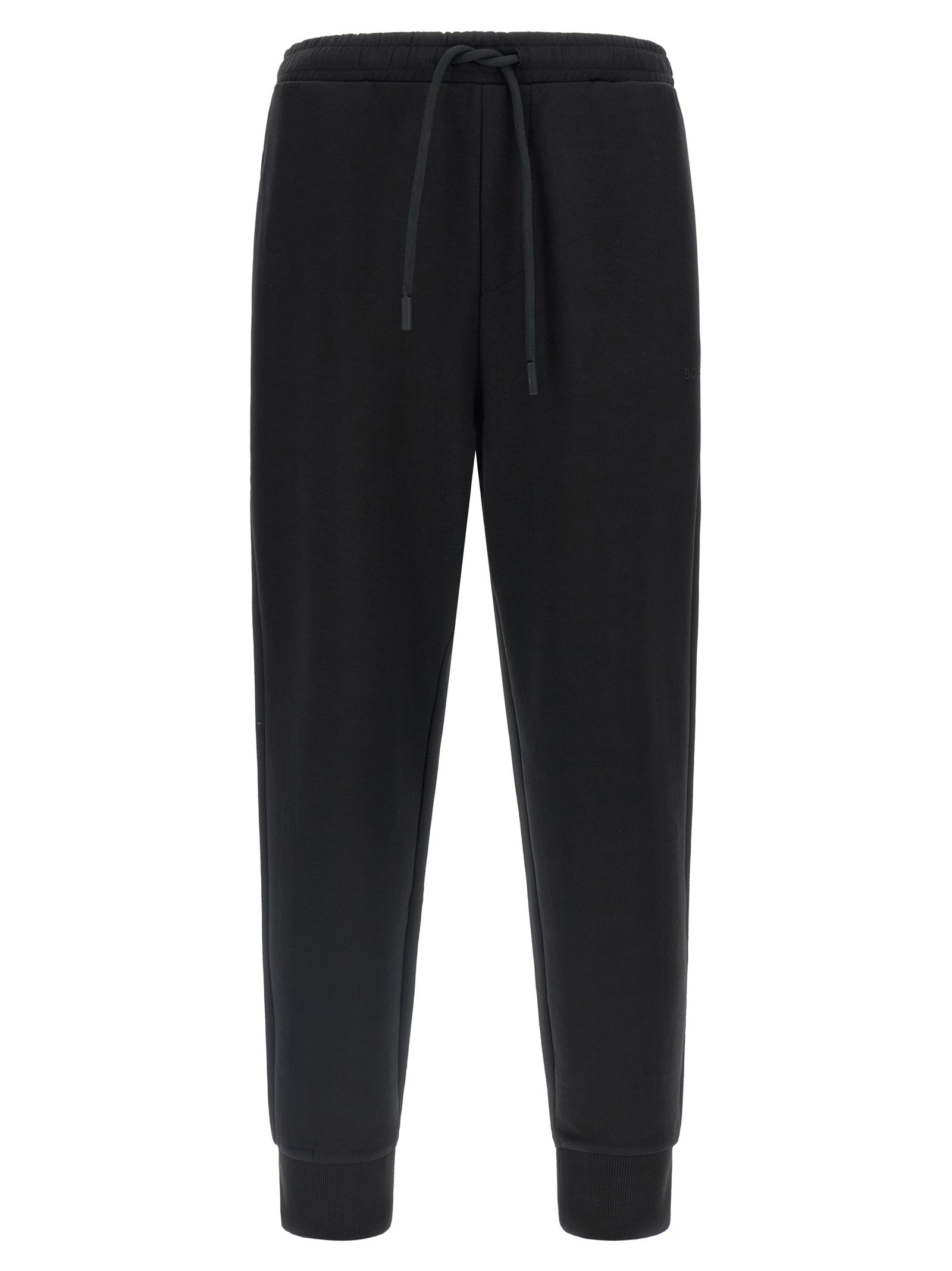 Black Cotton Joggers (Workout Pants)