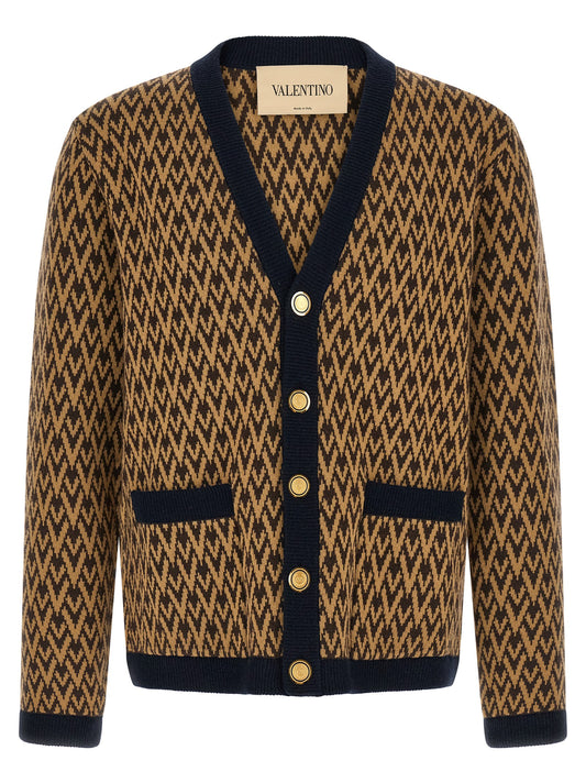 Multicolor Cashmere Cardigan