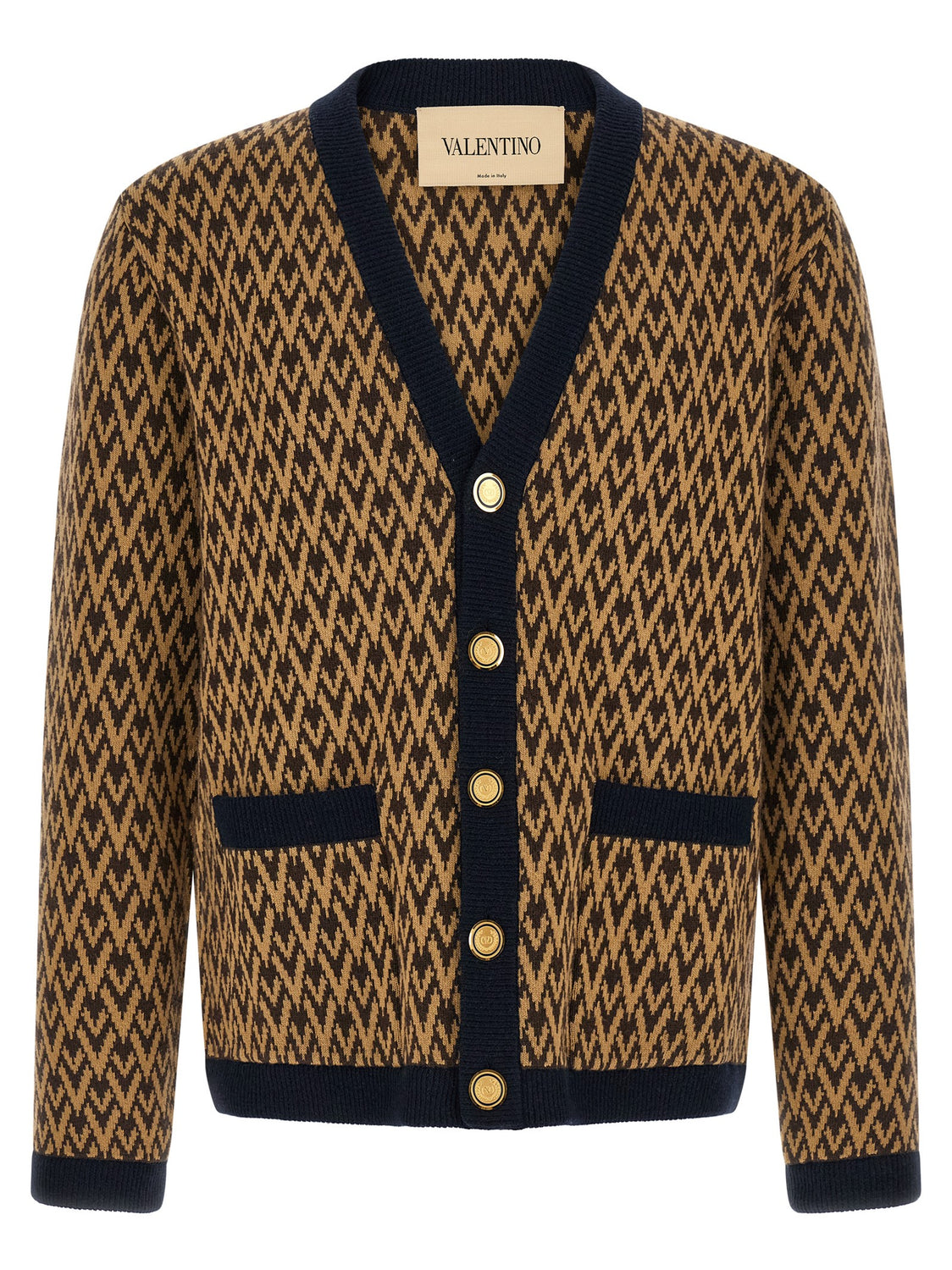 Multicolor Cashmere Cardigan
