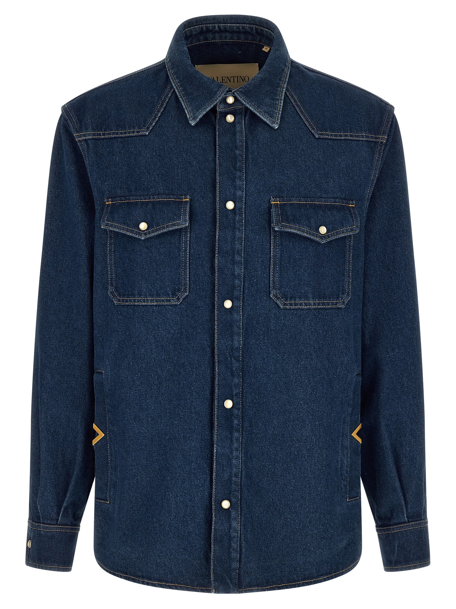 Blue Cotton Blouse