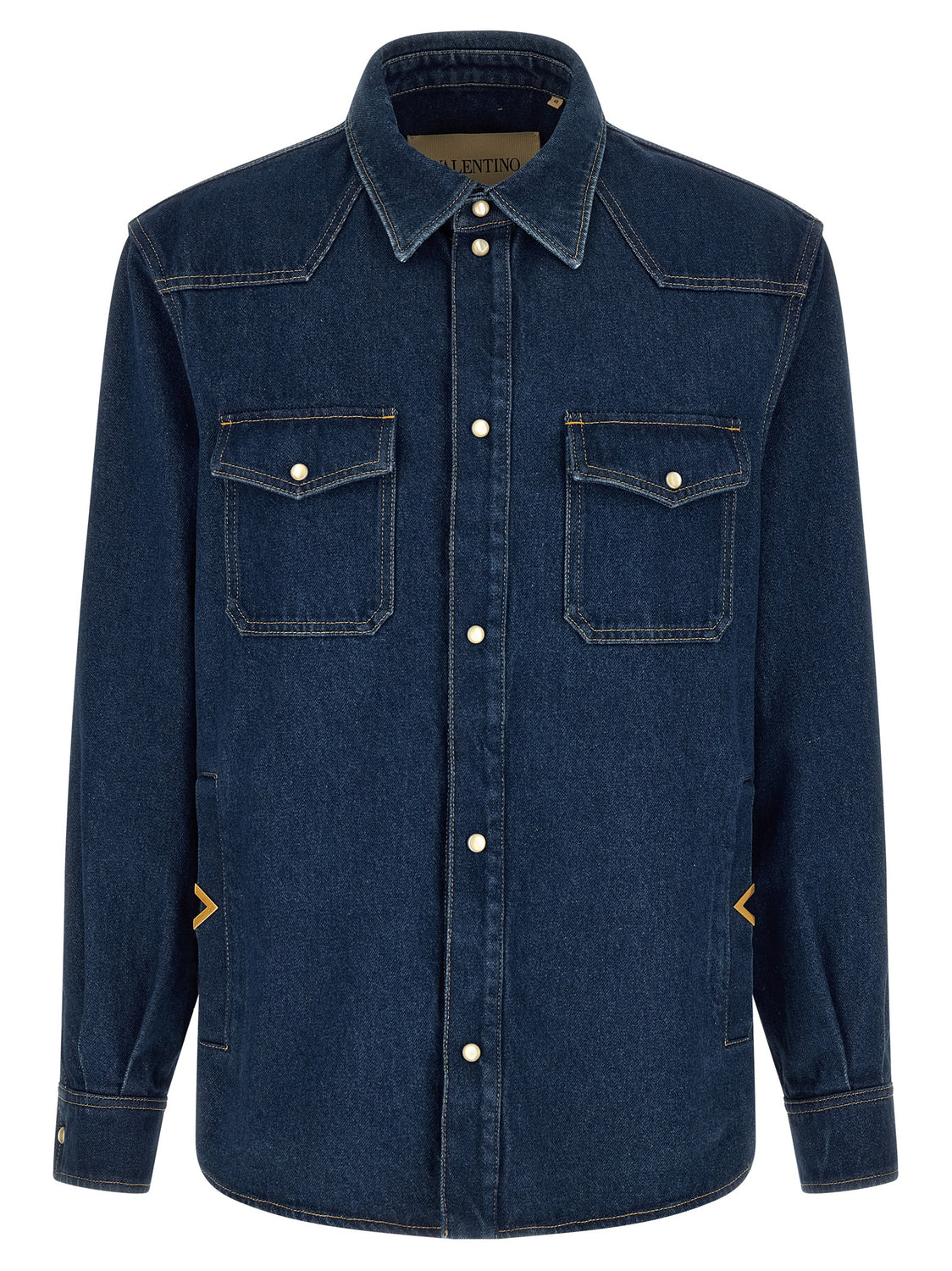 Blue Cotton Blouse