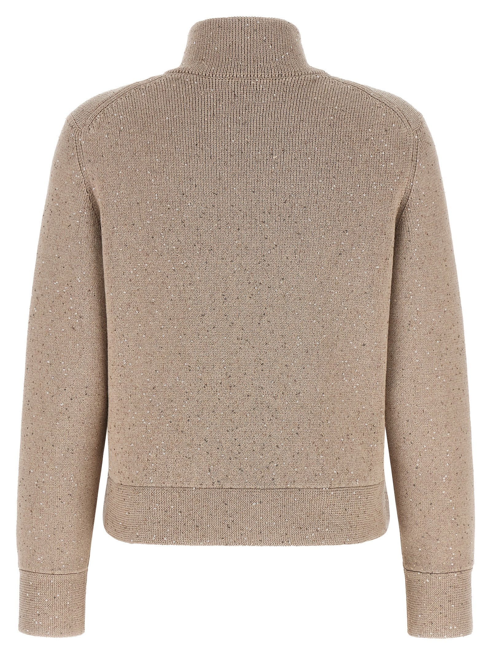 Beige Cotton Cardigan