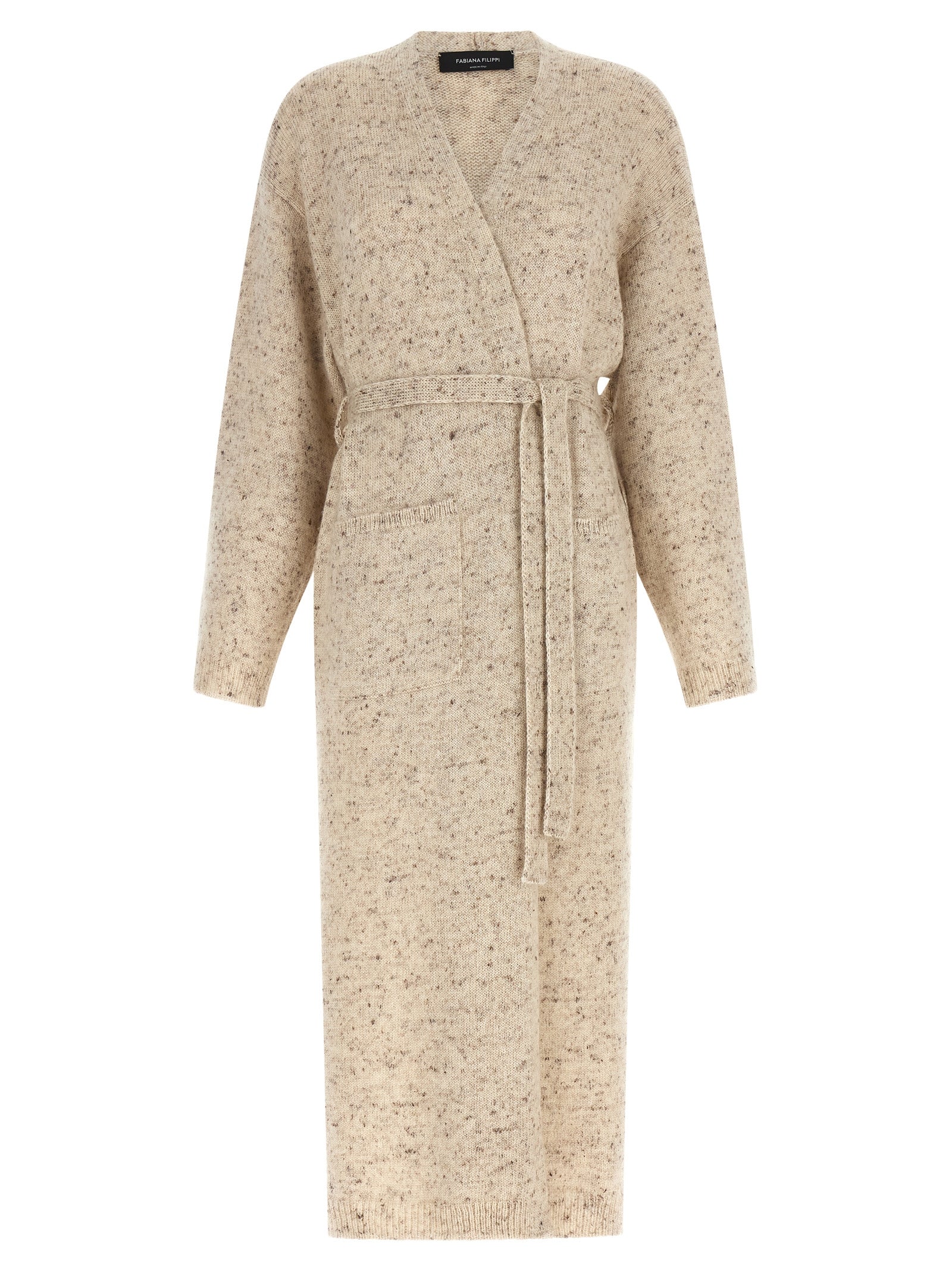 Beige Wool Cardigan