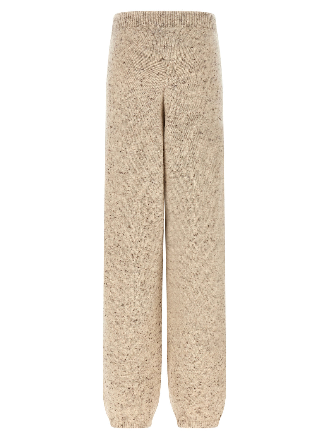 Beige Wool Athletic Pants