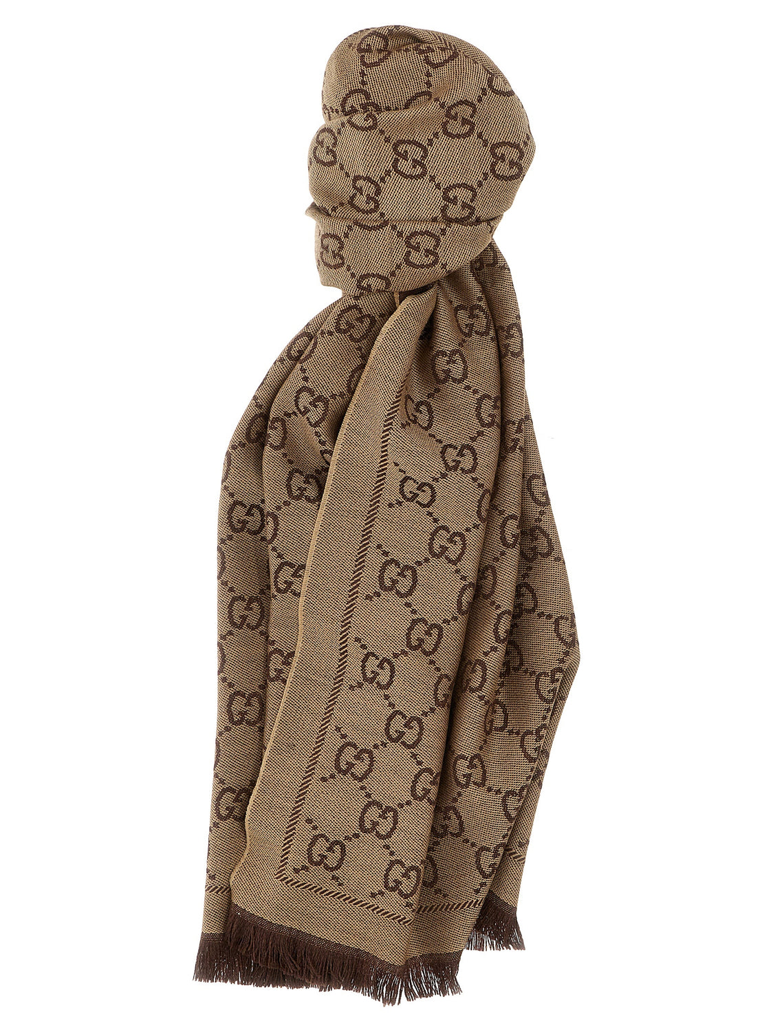 Brown Wool Scarf