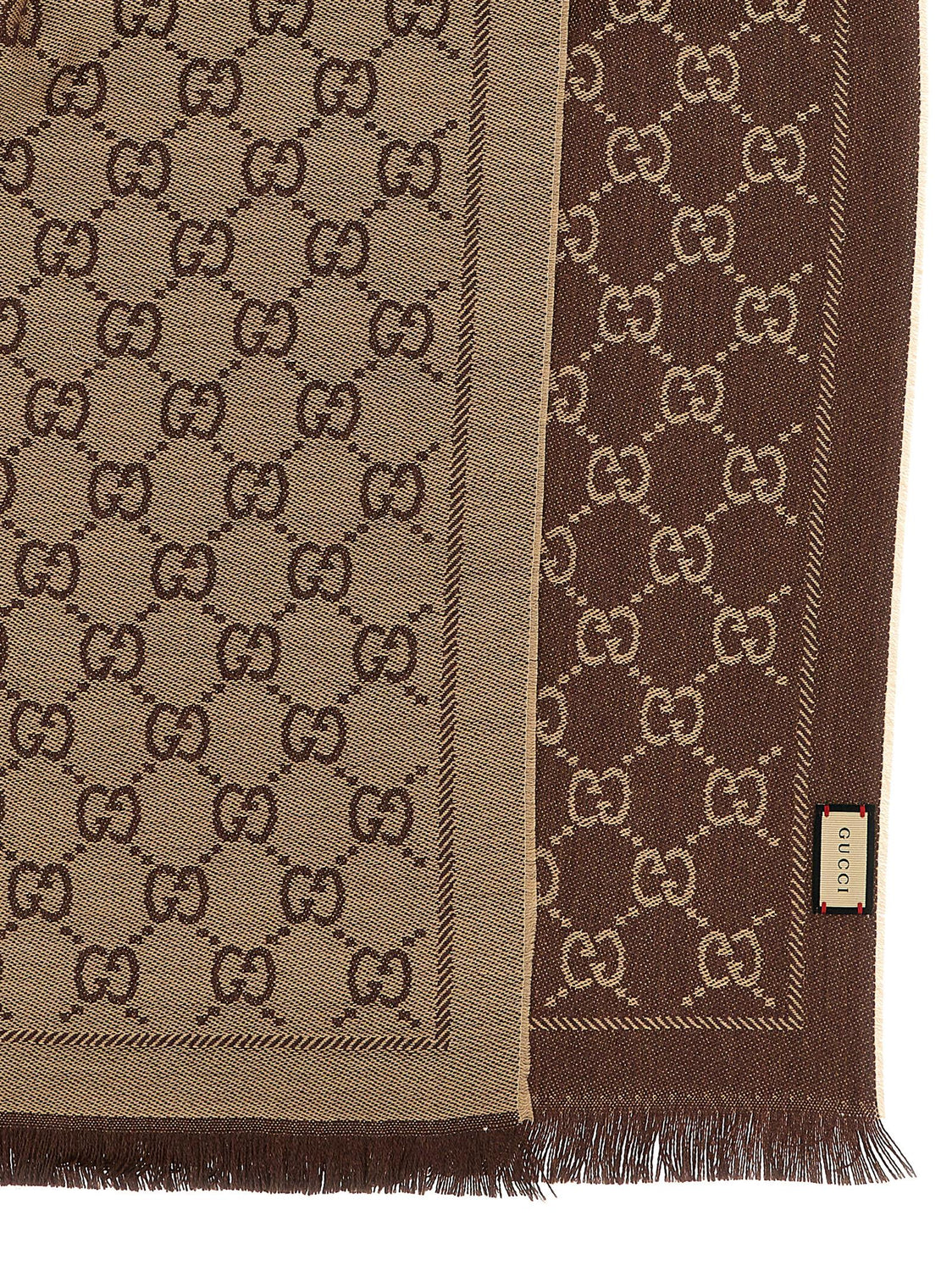 Brown Wool Scarf