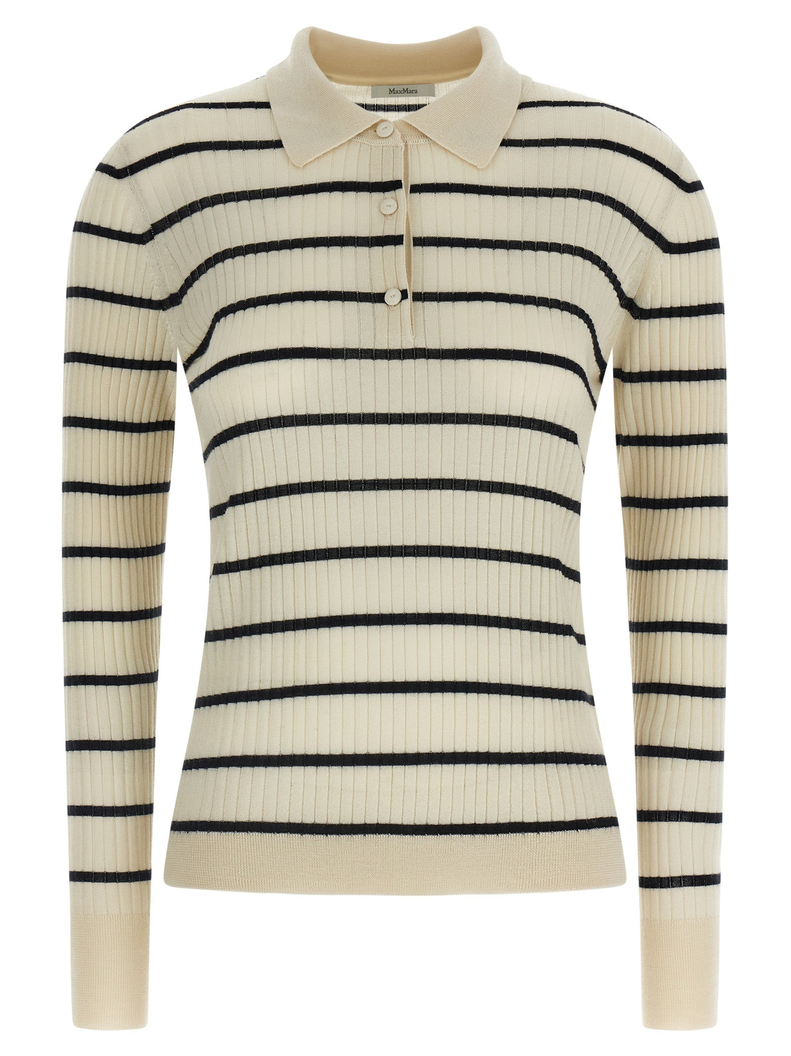 Blue Cashmere Polo Shirt
