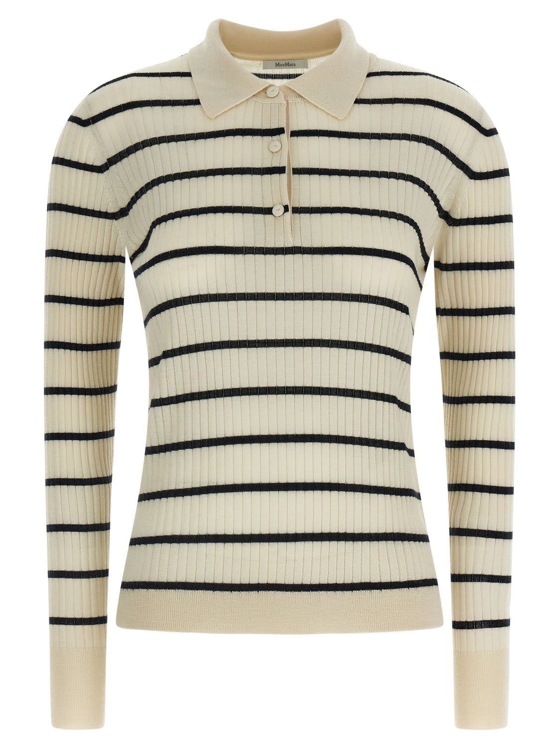 Blue Cashmere Polo Shirt