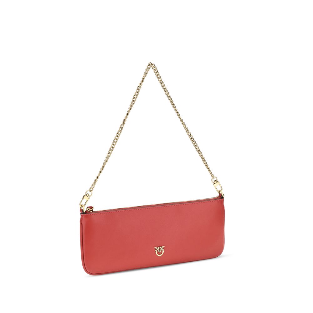 Red Calf Leather Bos Taurus Shoulder Bag