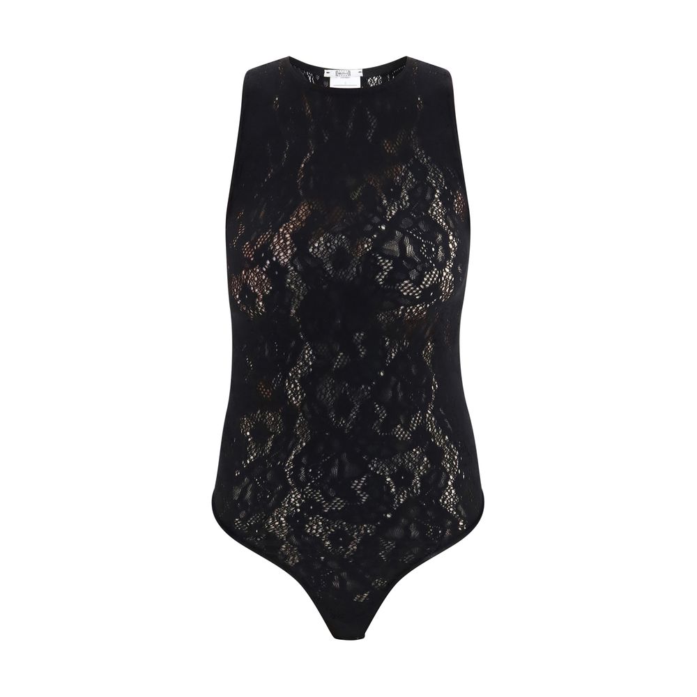 Black Polyamide Bodysuit