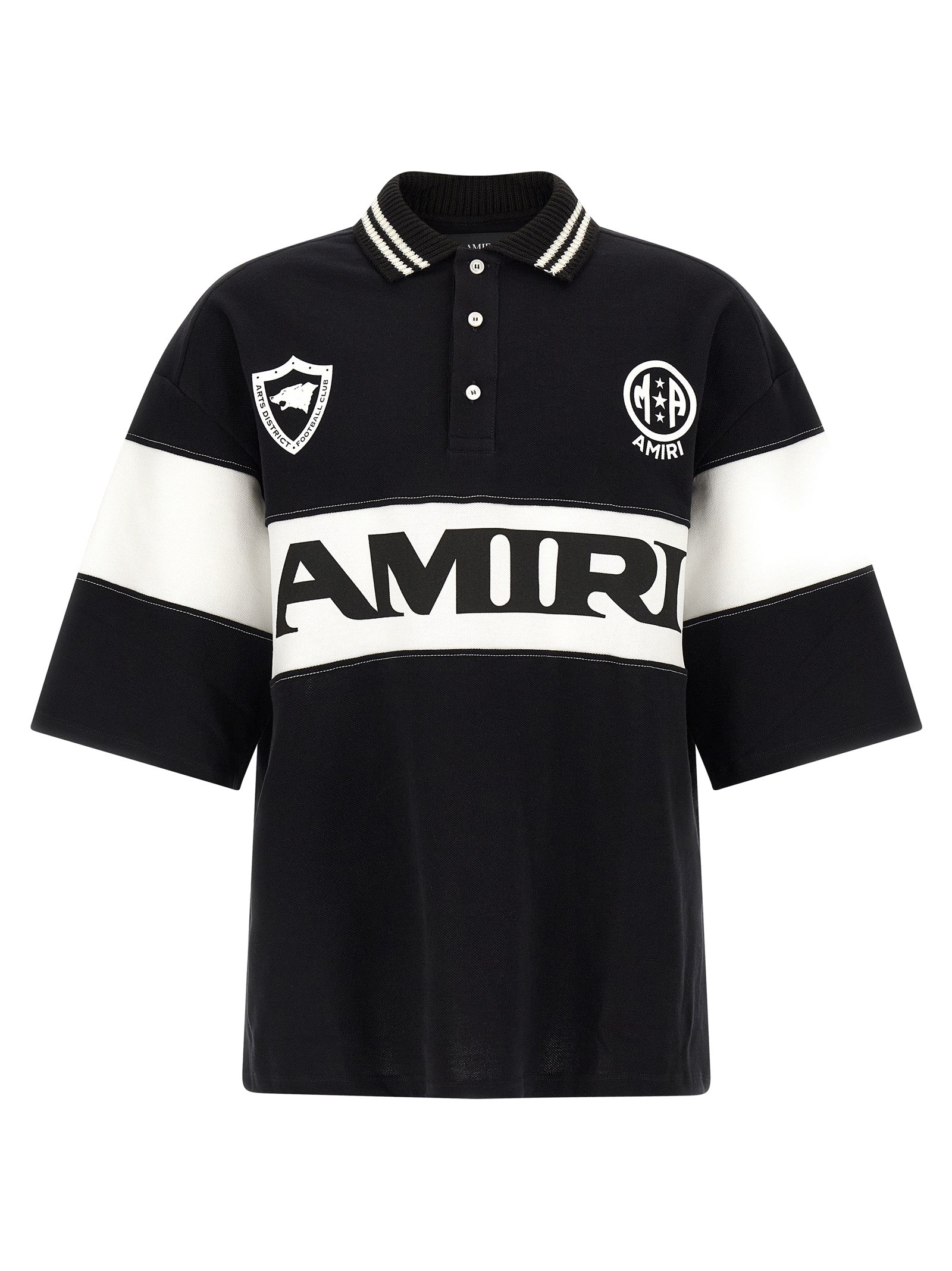 Bicolor Cotton Polo Shirt