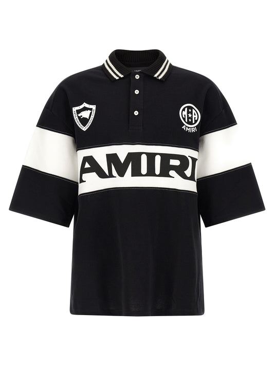 Bicolor Cotton Polo Shirt