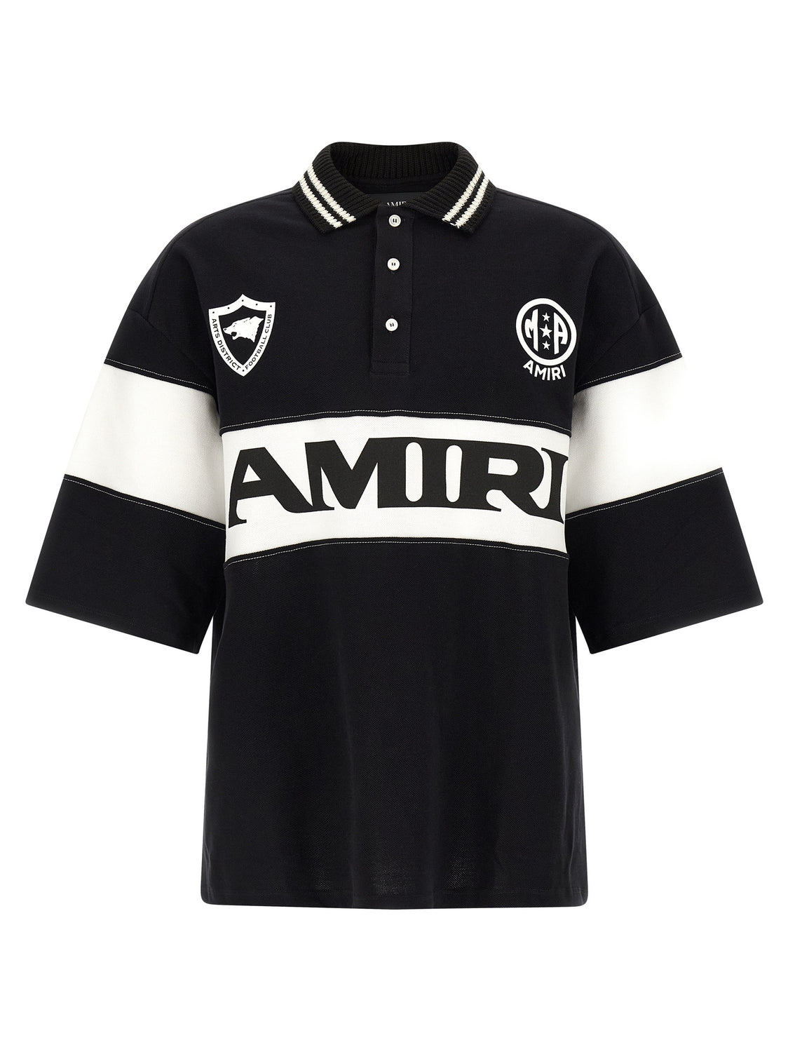 Bicolor Cotton Polo Shirt