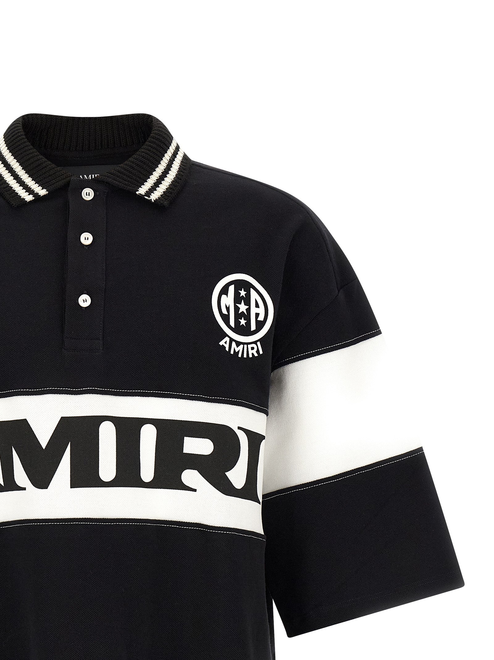 Bicolor Cotton Polo Shirt