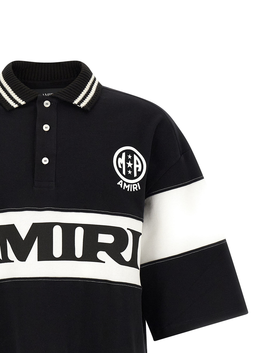 Bicolor Cotton Polo Shirt