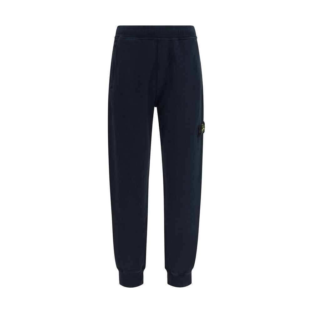 Blue Cotton Joggers (Workout Pants)