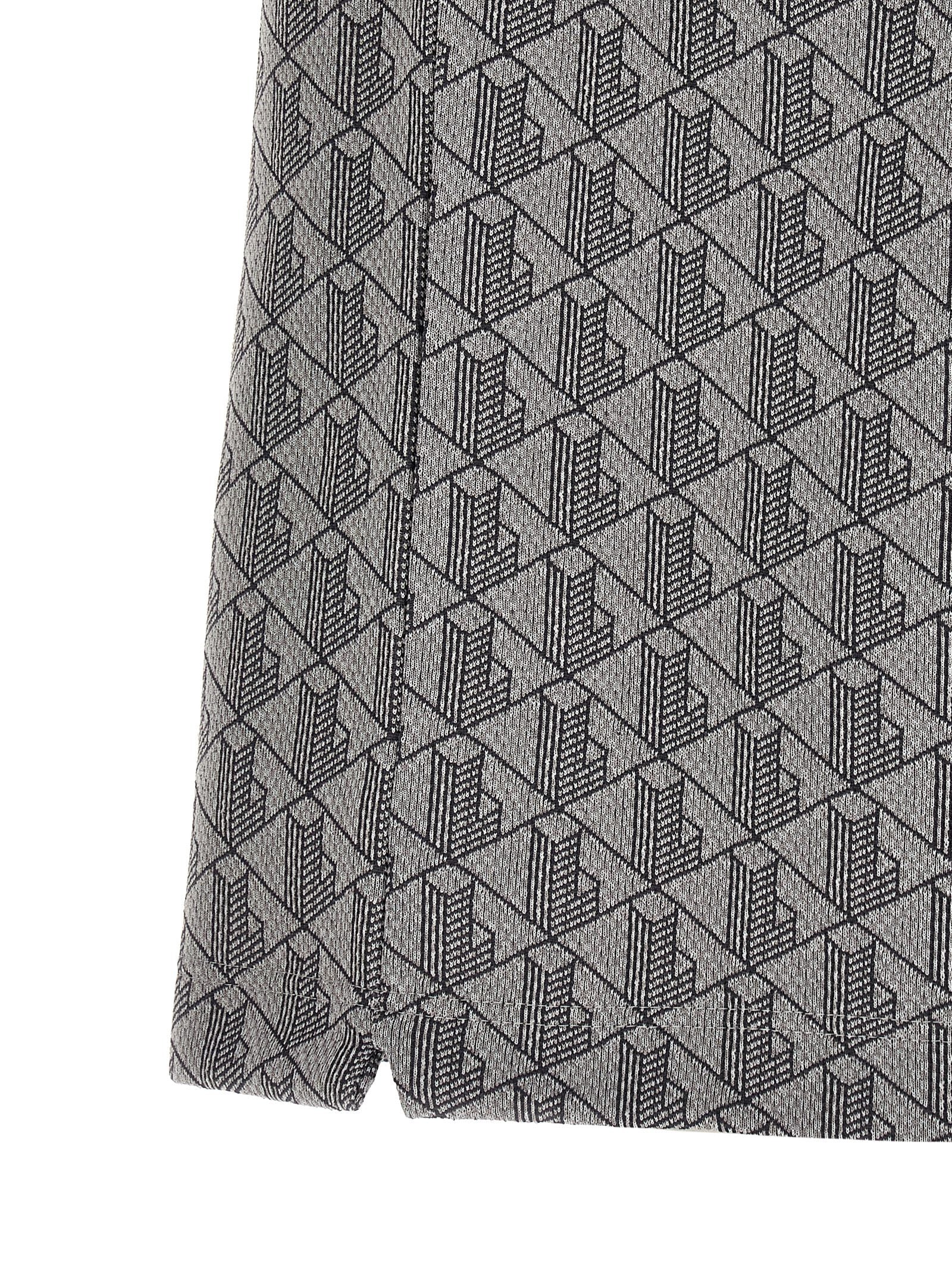 Gray Polyester Polo Shirt