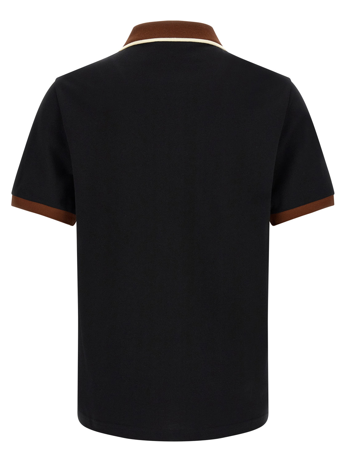 Black Cotton Polo Shirt