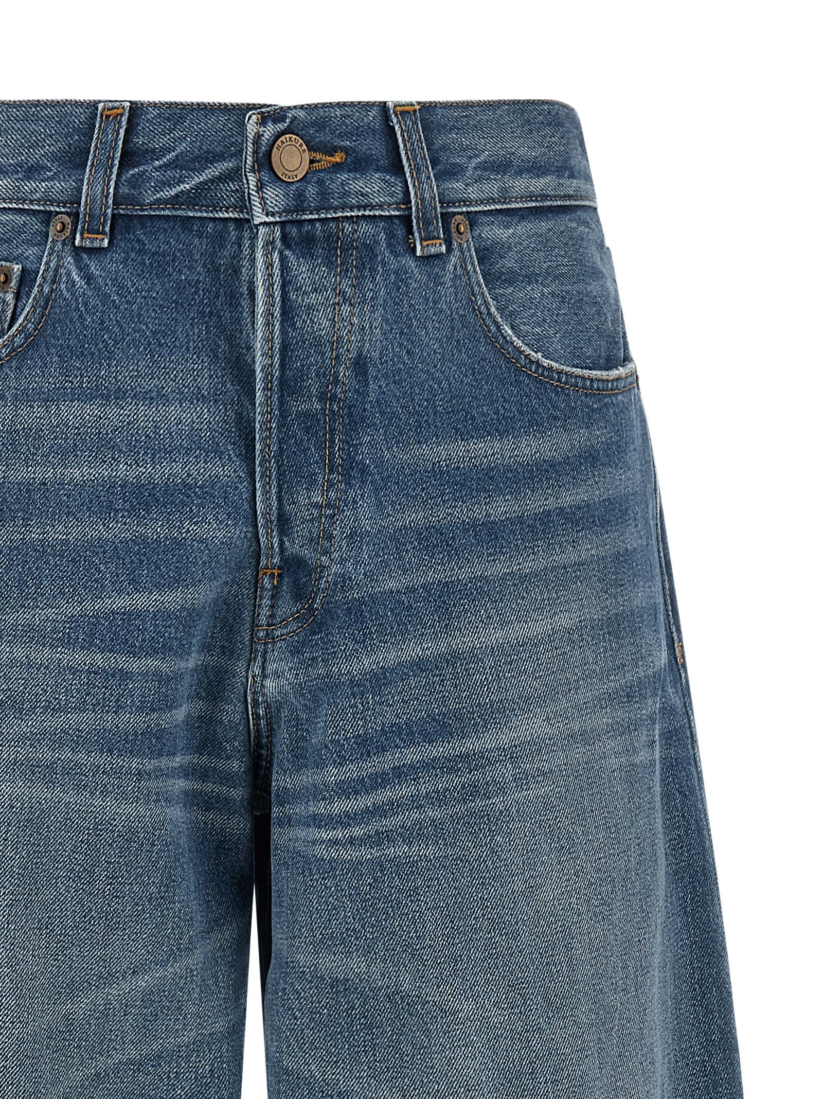 Blue Cotton Jeans Denim