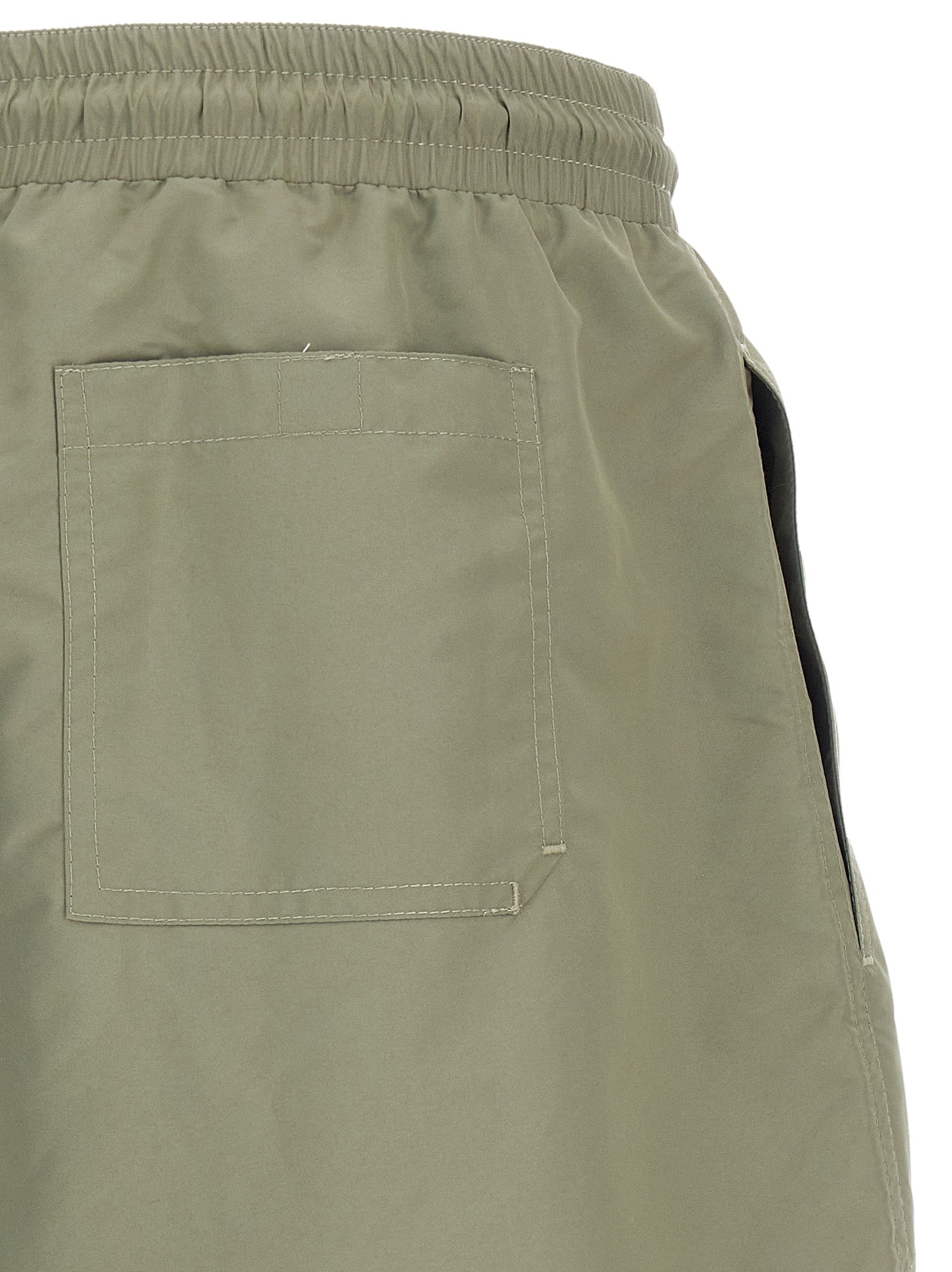 Bicolor Polyester Swim Shorts