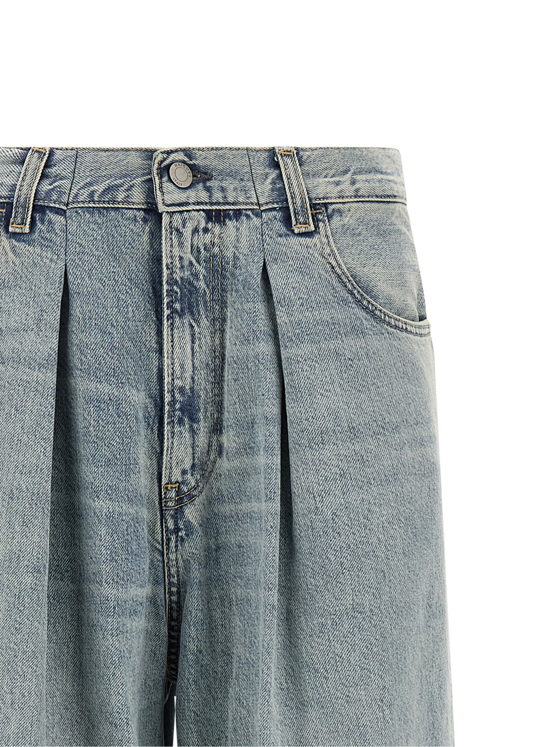 Blue Cotton Jeans Denim