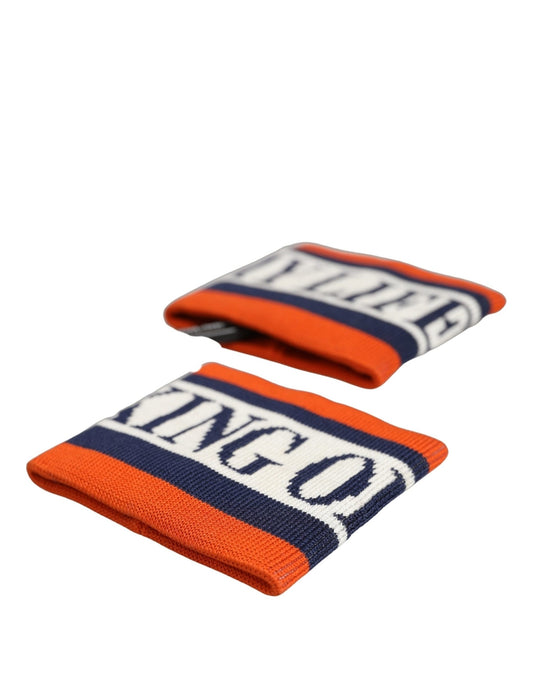 Set Multicolor Striped Cotton "King Of My Life" Wristband