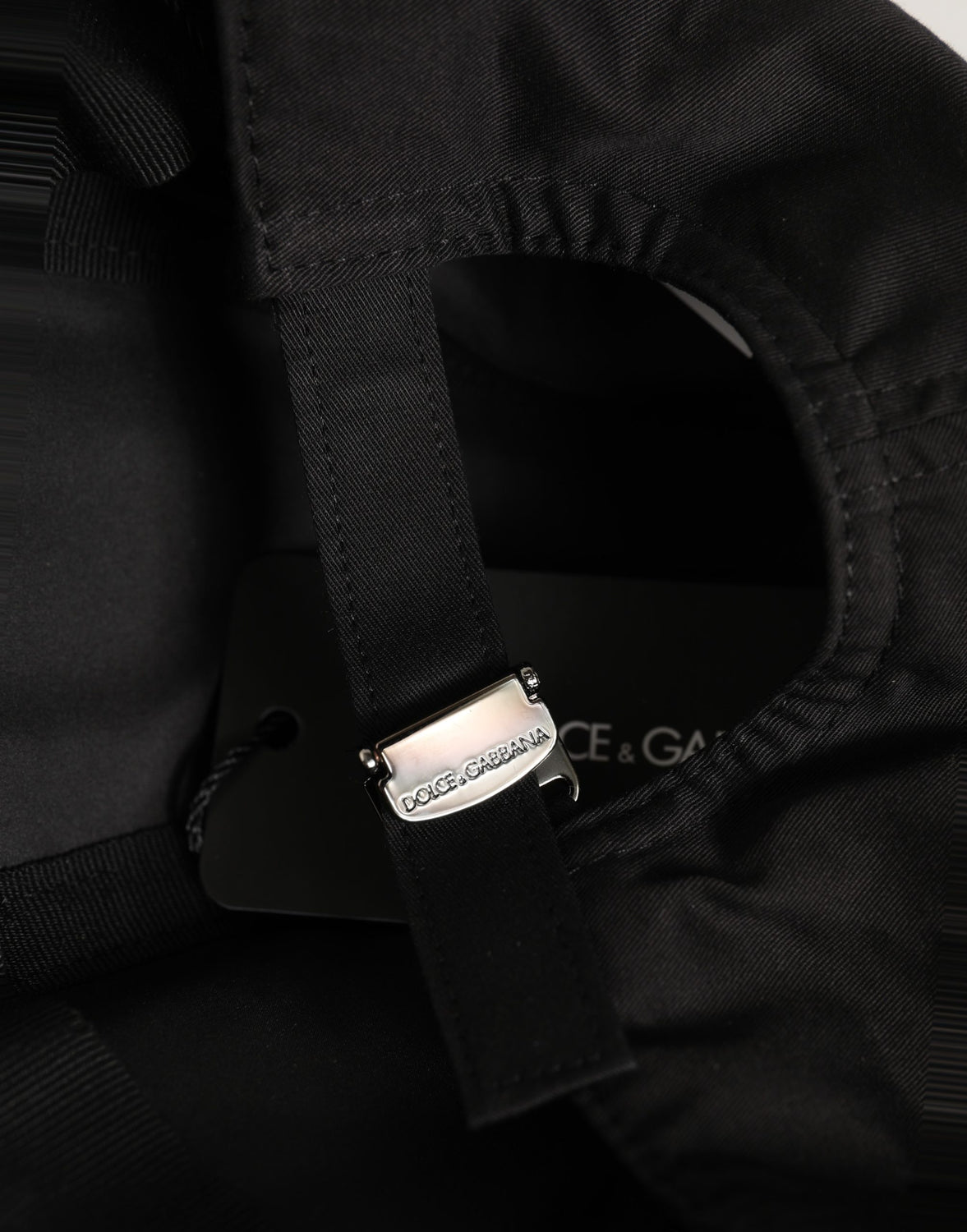 Men Black Cotton Baseball Cap 6 Panels Hat