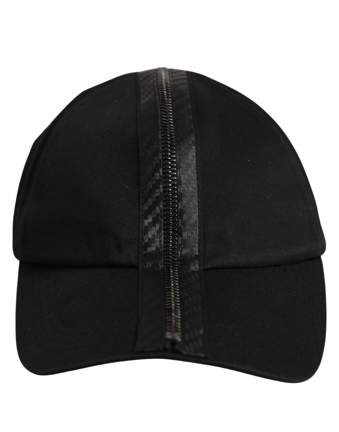 Men Black Cotton Baseball Cap 6 Panels Hat
