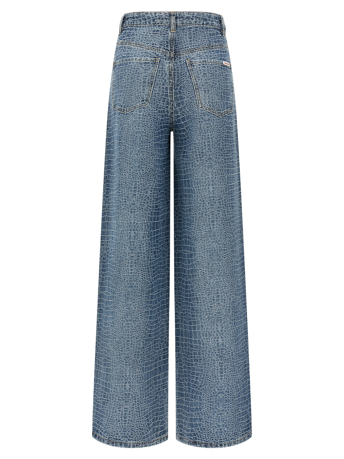 Blue Cotton Jeans Denim