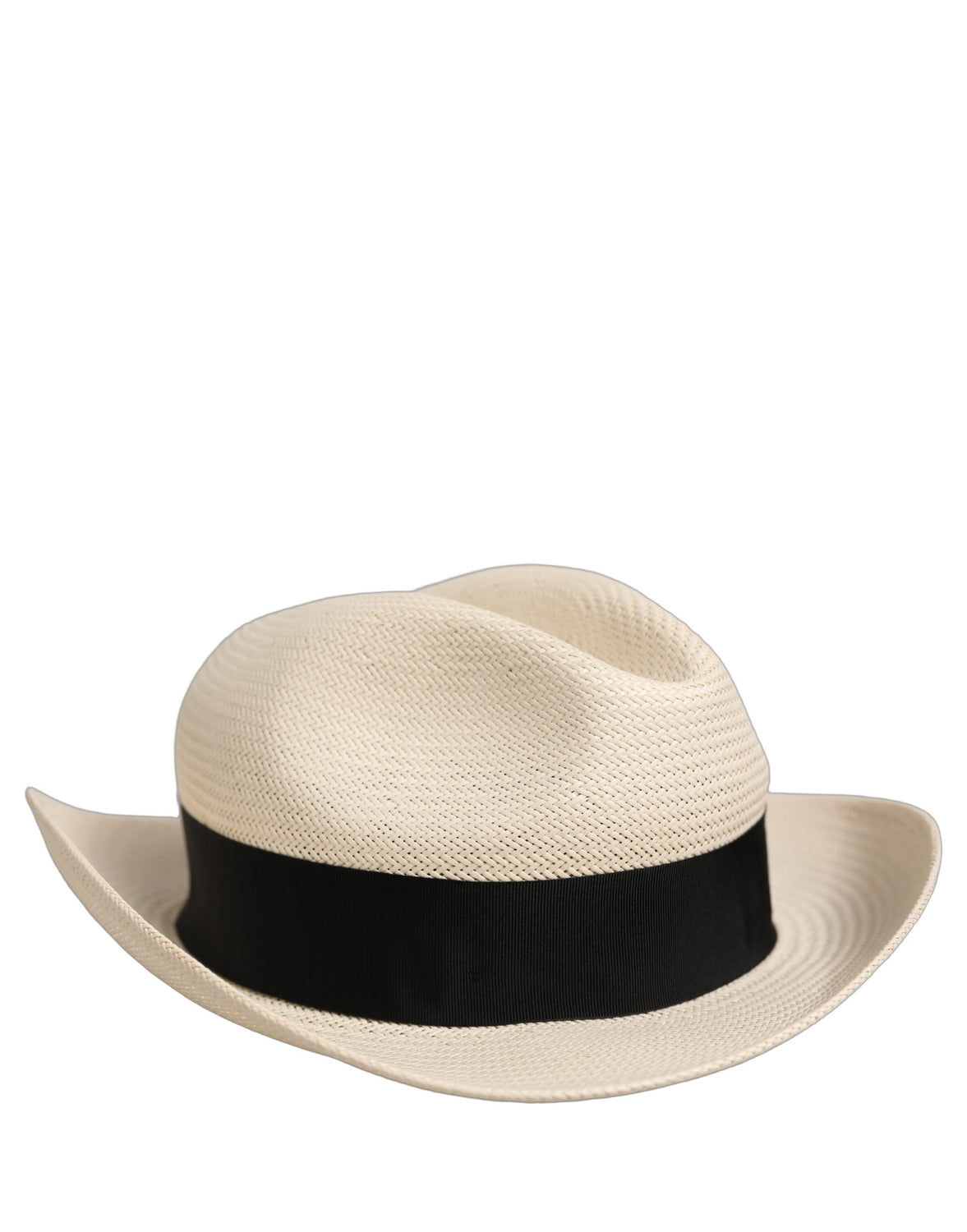 Men White Paper Straw Fedora Panama Capello Hat